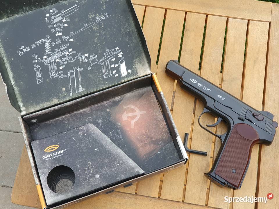 Pistolet APS Gletcher blow back 45mm sprzedam