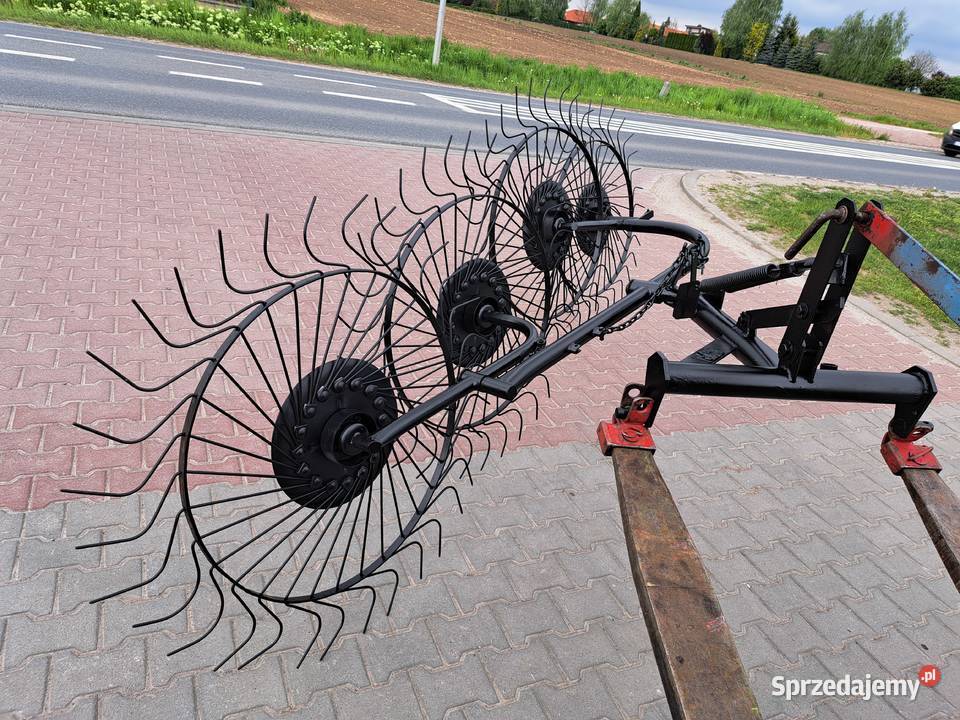 Przetrząsaczo zgrabiarka 4 gwiazdowa zawieszana Proszowice