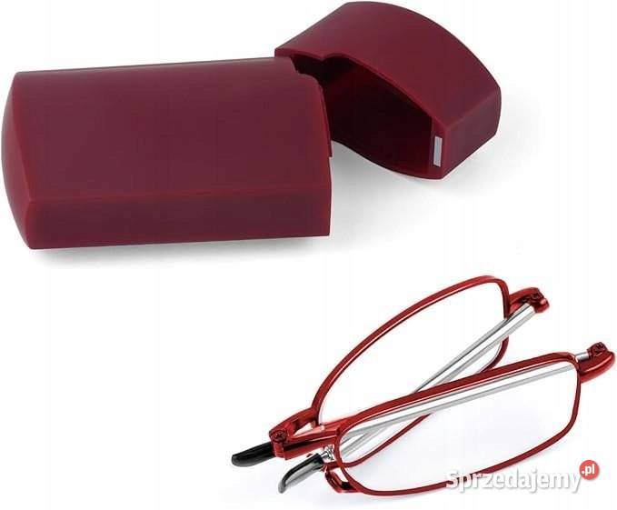 Składane okulary do czytania z etui małe do Sosnowiec