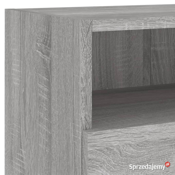 Ścienne szafki TV 2 szary dąb sonoma 80x30x30 Warszawa sprzedam