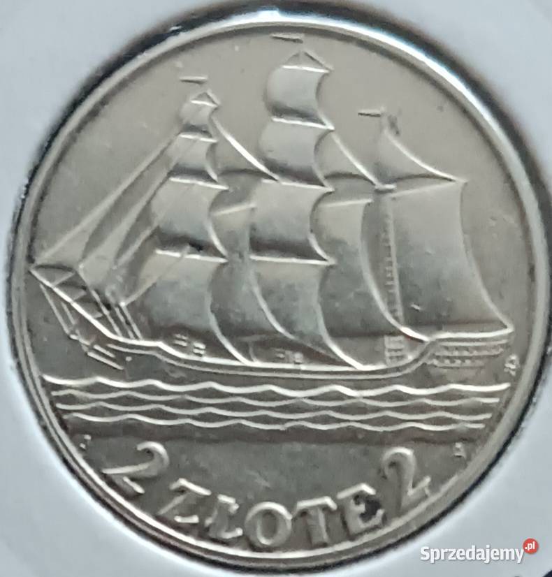 2 Żaglowiec 1936 r 12 oryginał Ładne Konin