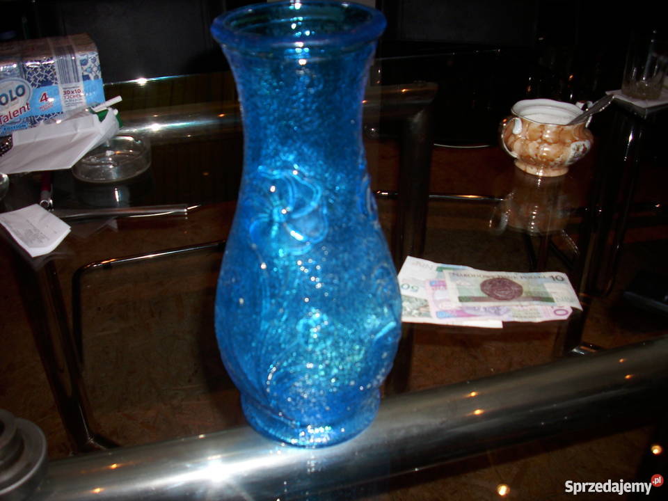 Made in ItalyWłoskiniebieski wazon zachodniopomorskie Barlinek