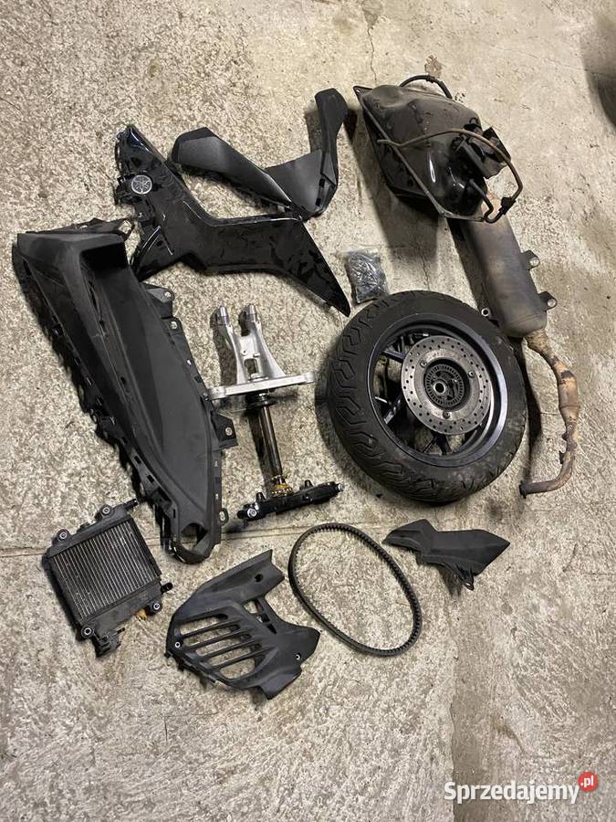 Yamaha Xmax 125 na części 2021r silnik rama