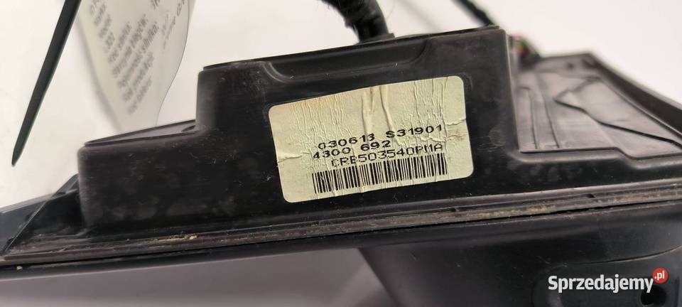 LUSTERKO PRAWE LAND ROVER RANGE ROVER VOGUE L322 osobowe sprzedam