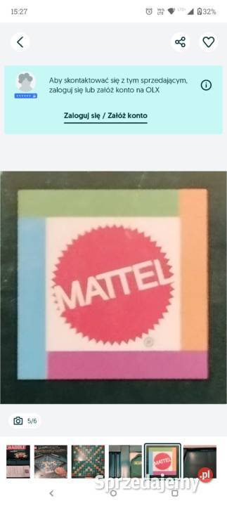 Scrabble unikatowa wersja 2005 Zielona Góra sprzedam