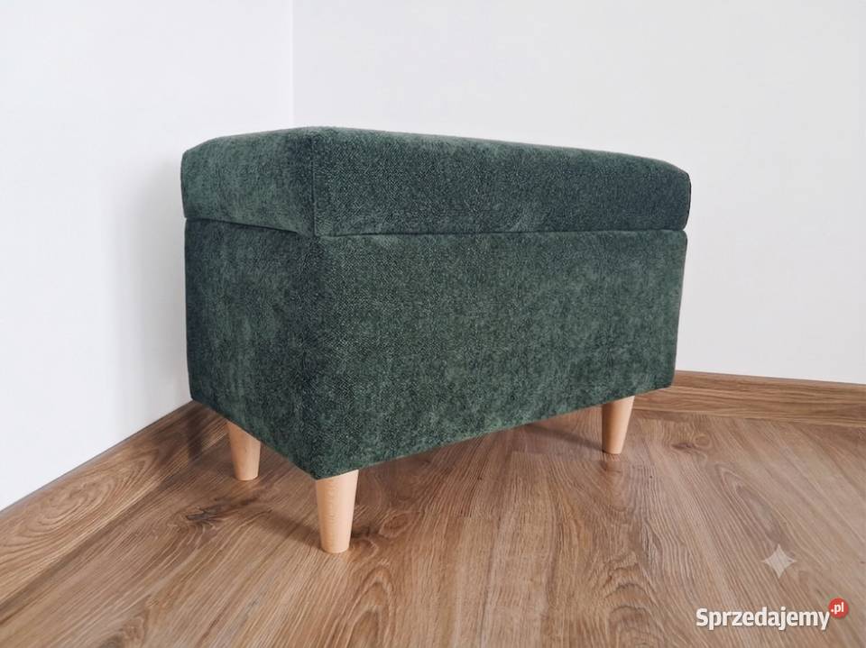 Pufa otwierana 60x30 podnóżek z pojemnikiem boho 40cm Stronie sprzedam