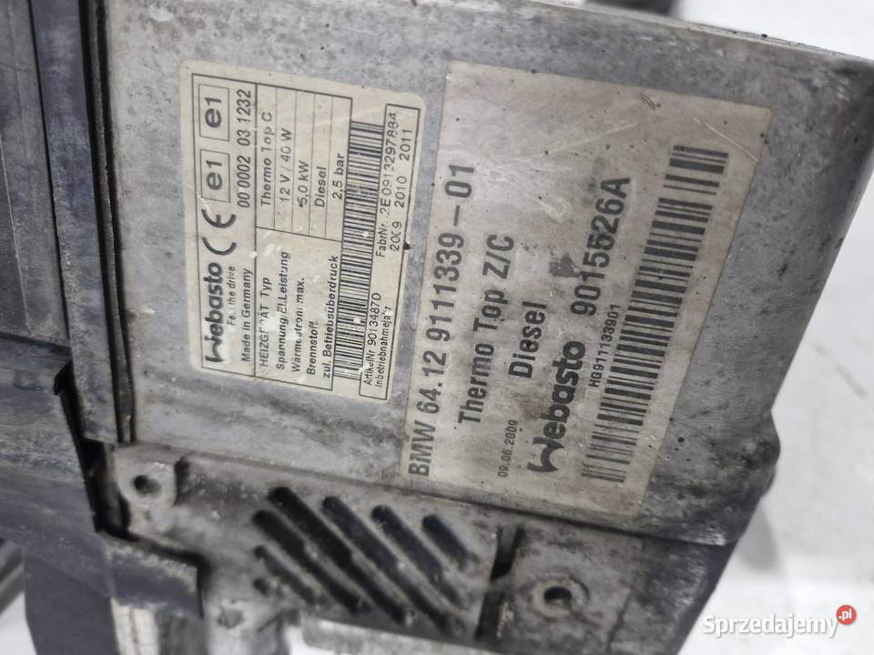 9111339 BMW E60 E61 OGRZEWANIE WEBASTO ORYGINAŁ dolnośląskie