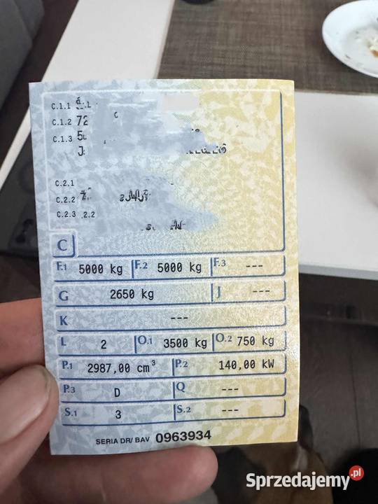 Auto laweta niski przebieg C kat Gościeradów Ukazowy