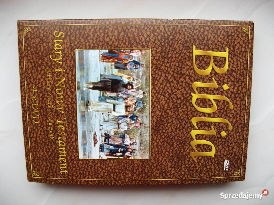 Biblia Wielkie Tajemnice książka 4 płyty DVDNowa