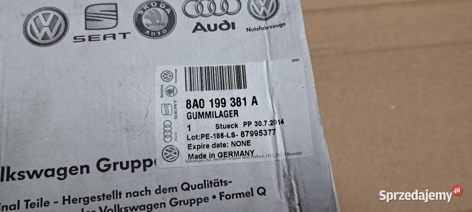 Nowa Poduszka Silnika Lewa OE 8A0199381A Audi 80 Luzino sprzedam