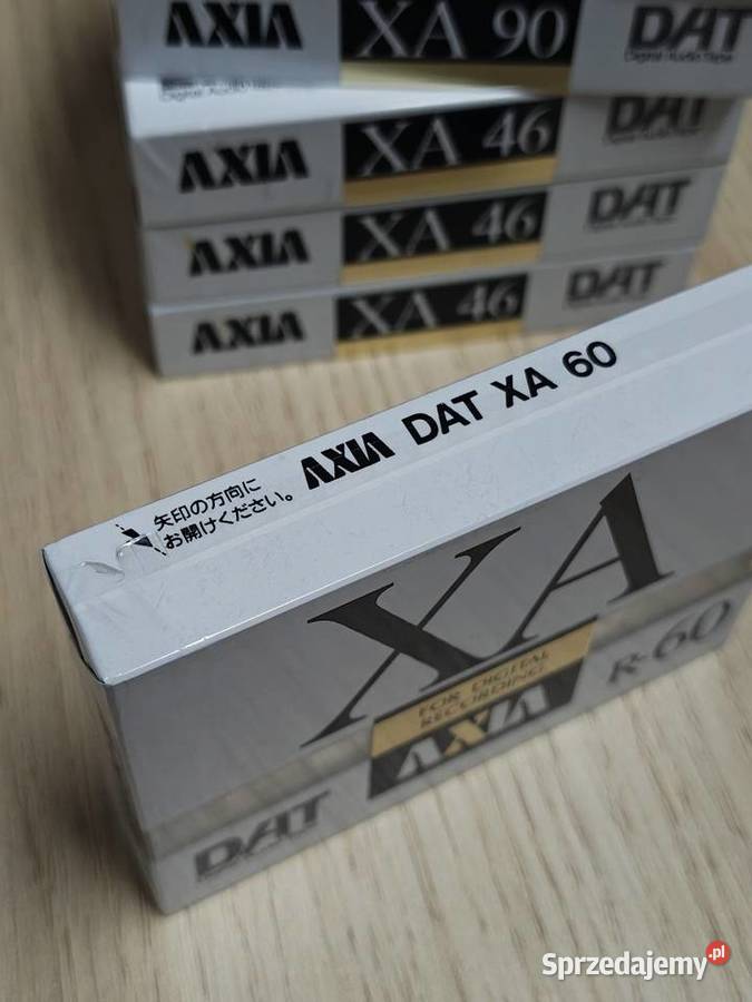 Kasety DAT firmy AXIA produkcja FUJI nowa folia Świerklany