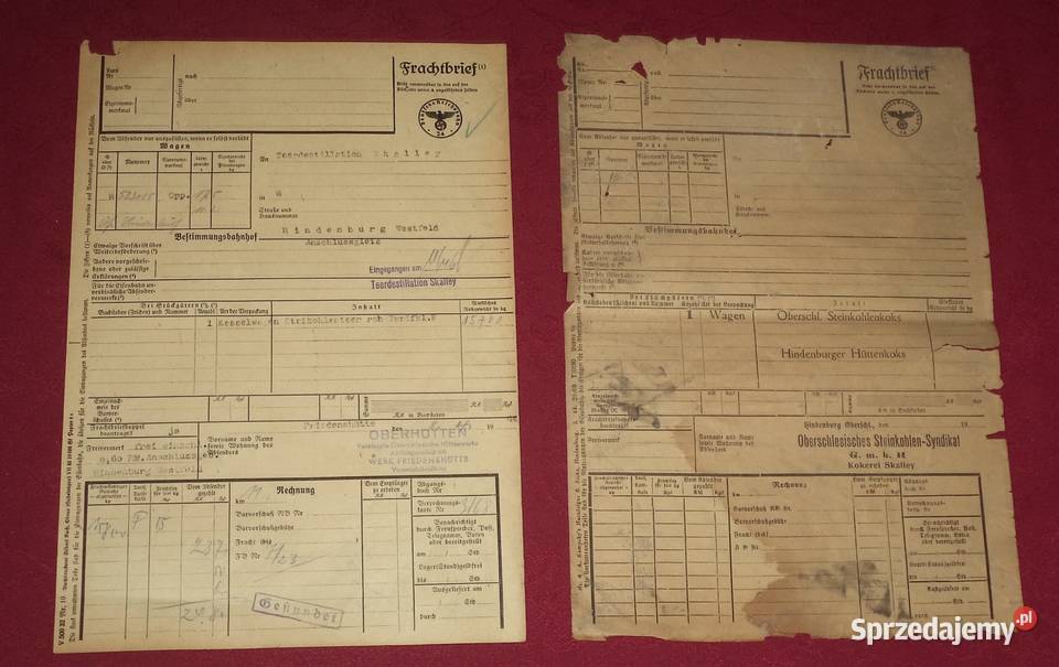 Bahnhof Gleiwitz Hindenburg Plitz Wehrmacht list Piekary Śląskie