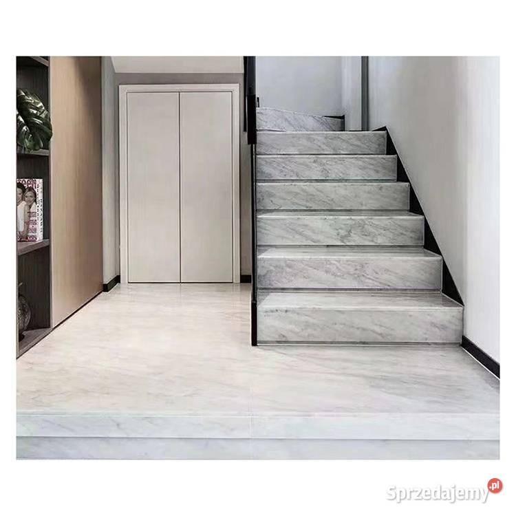 Szare płytki na schody MARMUR 100x30 PÓŁPOŁYSK Łask