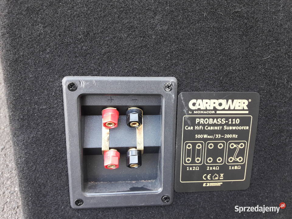 subwoofer carpower probass110 Lubin