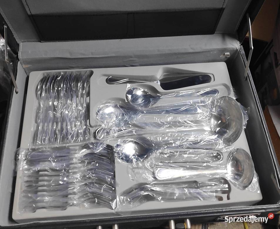 Komplet sztućce połysk Gerhoff 72 el outlet Łódź