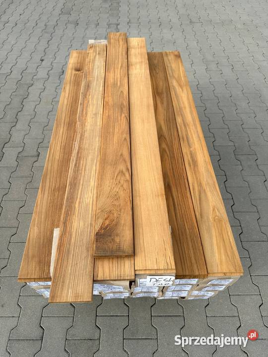 DESKA TARASOWA EGZOTYCZNA TEAK 20X120MM Prusice