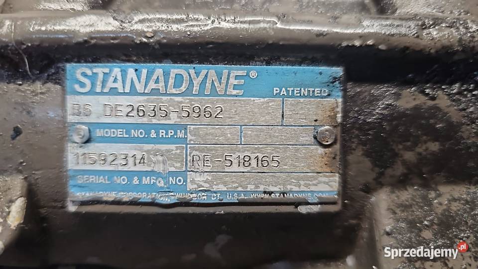 Pompa Stanadyne RE 518165 John Deere Wilkowo