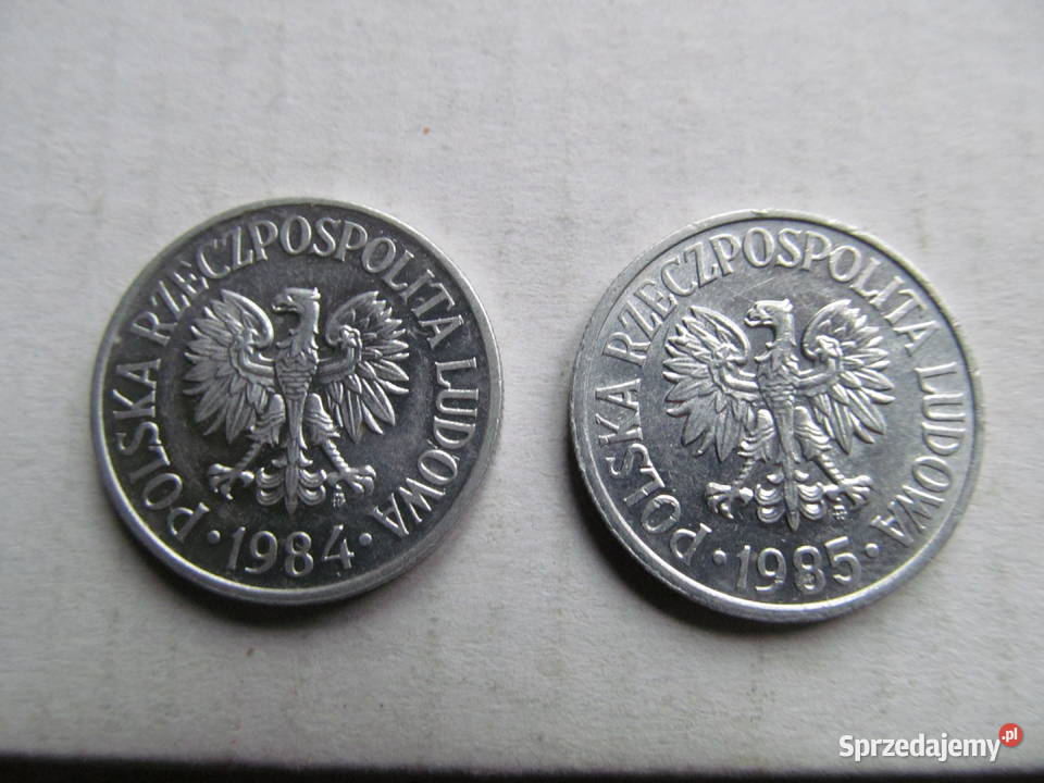 Monety PRL zestaw 5 20 i 50gr Lublin