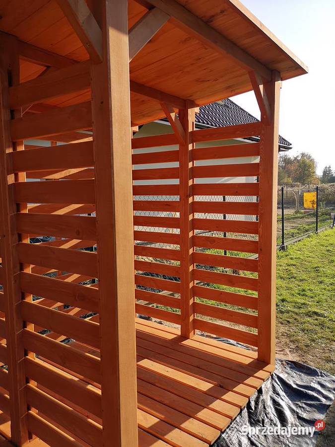 Drewutnia poszerzana 314 x 15m z dachem prosty
