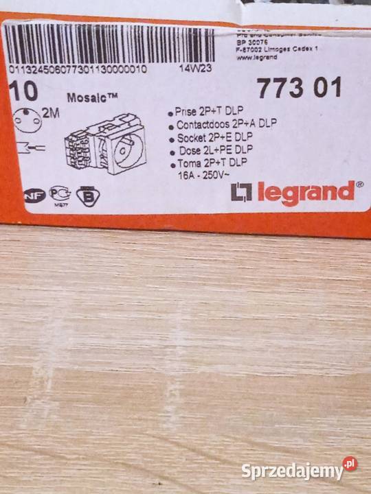 DLP Gniazdo 2PZ białe 077301 legrand Luboń
