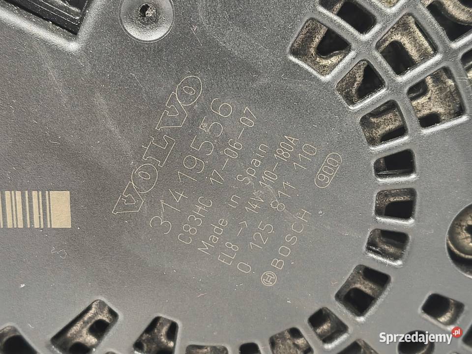 ALTERNATOR Volvo S80 II V70 III 24 D5 31419556 Chełm