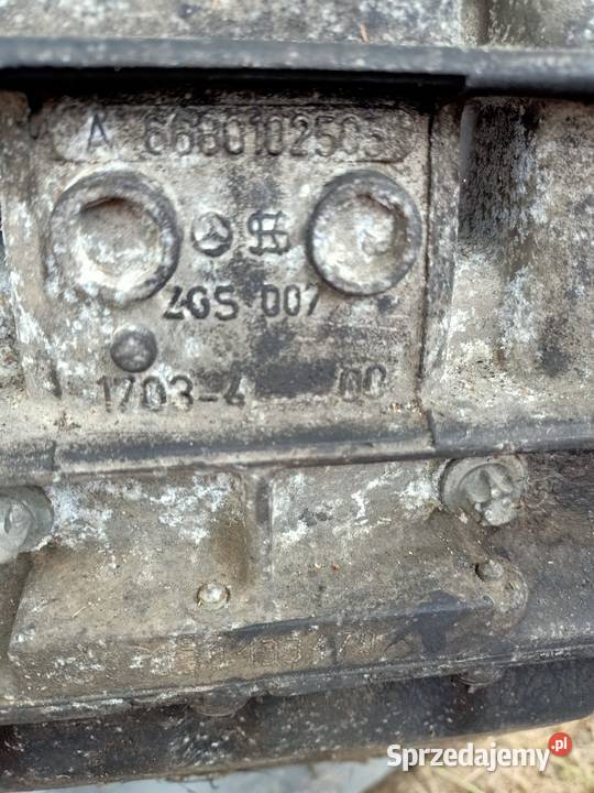 silnik z wtryskami Mercedes A klasa W168 17 CDI Części Szczecin