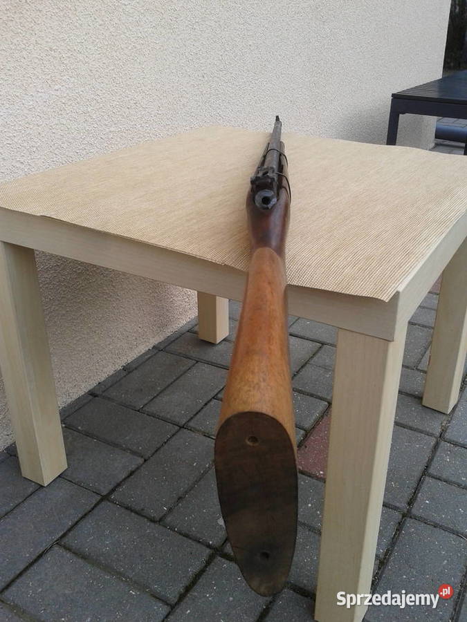 replika karabinu metal drewno naturalne części Skiereszewo