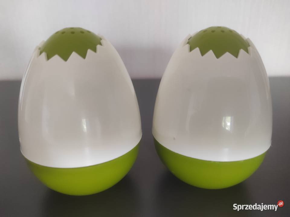 Pojemnik przyprawy jajka sól i pieprz sprzedam