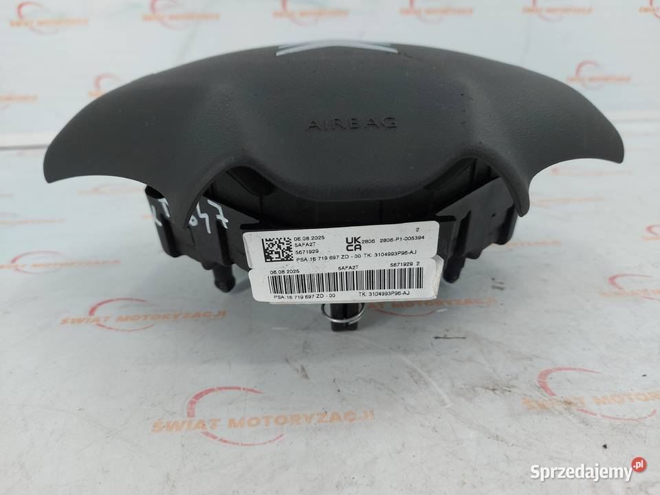CITROEN DS3 13r poduszka AIRBAG 16719697ZD osobowe świętokrzyskie Kielce sprzedam