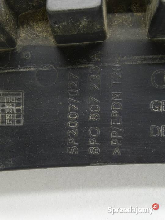 SPOILER ZDERZAKA DOKŁADKA PRZÓD 8P0807233A AUDI