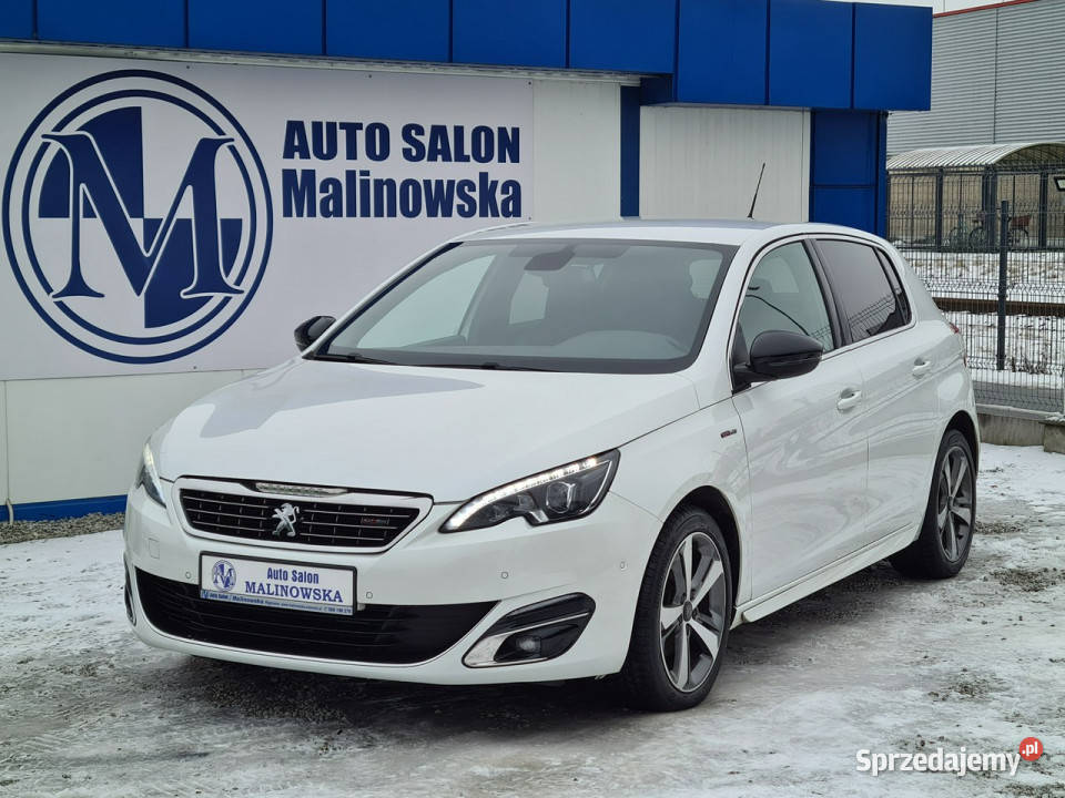 Peugeot 308 GTLine Naci 2xPDC Full Led Półskóry klimatyzacja wielkopolskie Wągrowiec