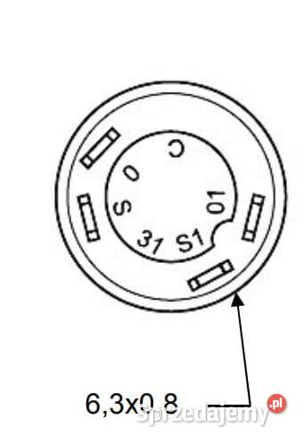 Przełącznik przyciskowy wału WOM okrągły żółty Do maszyn uprawowych Kamionna