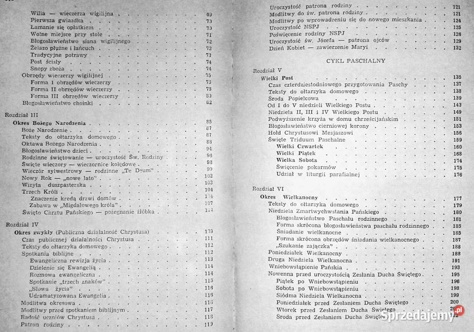Rytuał rodzinny ks Józef Wysocki Rok wydania 1985 Chełm