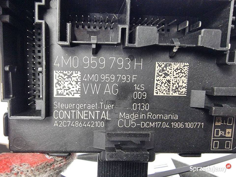 MODUŁ AUDI A4 B9 4M0959793H osobowe Części samochodowe Lipno