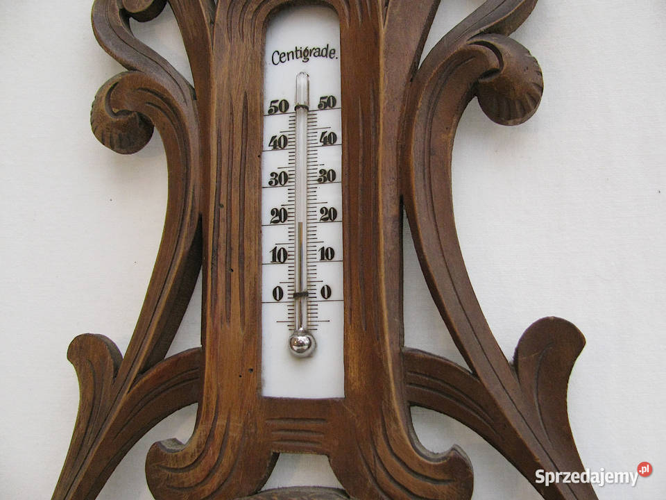 Piękny barometr Rzeźbiony Pozostałe Szczecinek