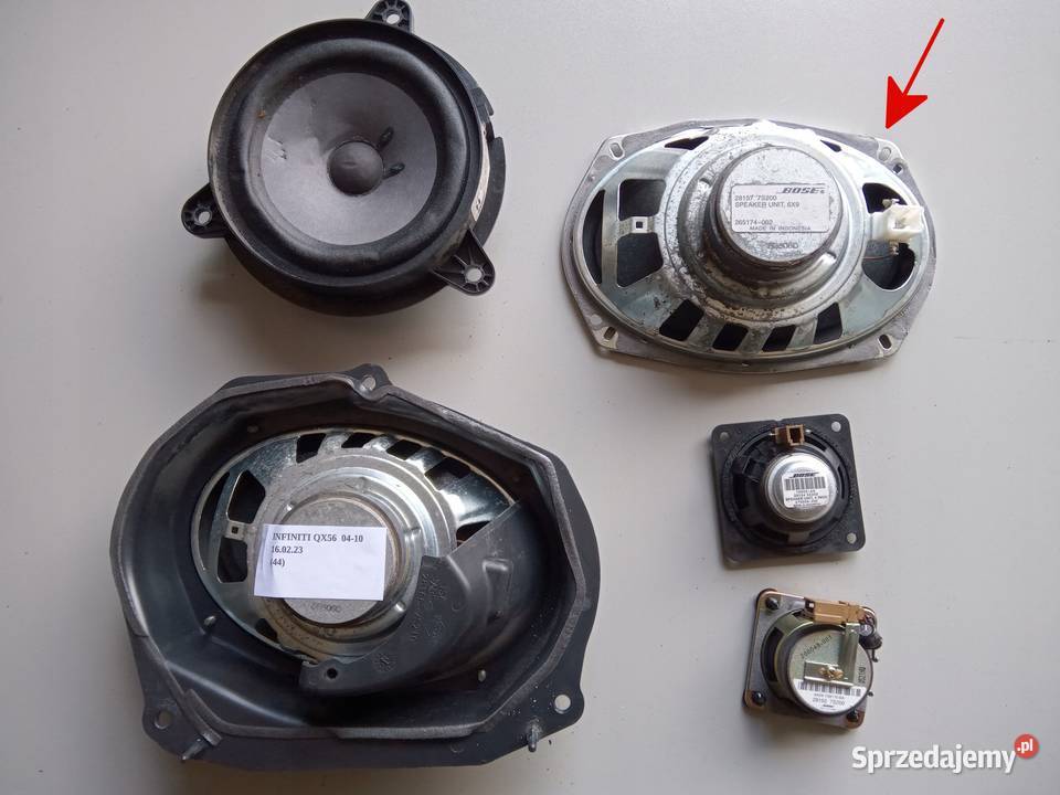 GŁOŚNIK INFINITI QX56 20042010 wyposażenie elektryczne Nowy Tomyśl