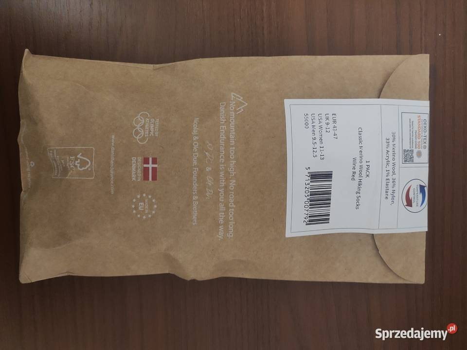 Danish Endurance Skarpety Merino Hiking 3942 Pozostałe Podwilk sprzedam