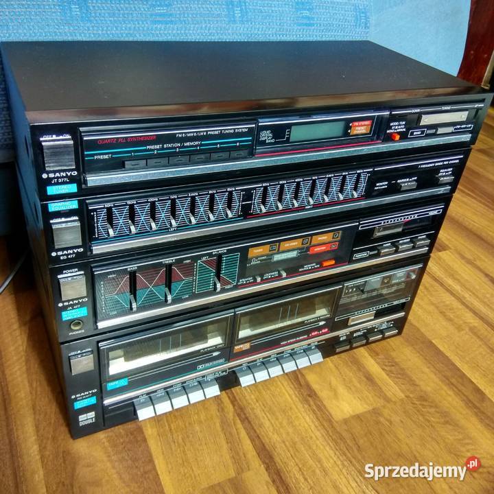 Sanyo JA477 japońska wieżamega brzmieniekorektor dolnośląskie Świebodzice