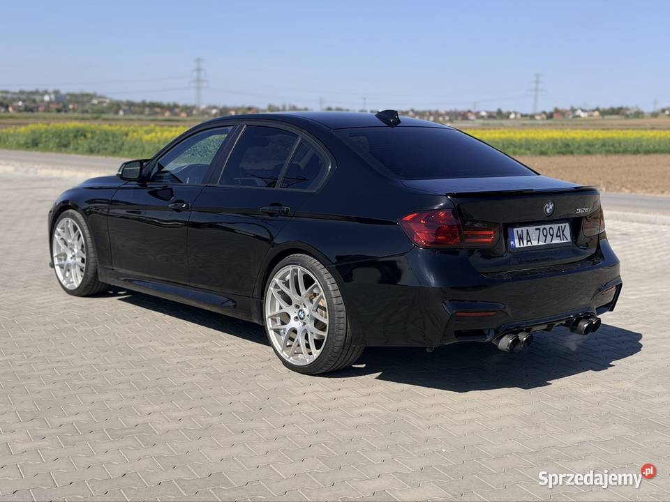 BMW 328i F30 MPakiet Szyberdach Czarna Skóra Samochody osobowe Kraków sprzedam