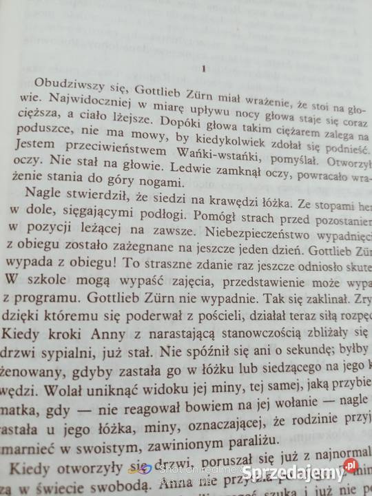 Dom pod łabędziem Walser książki Warszawa Rok wydania 1987