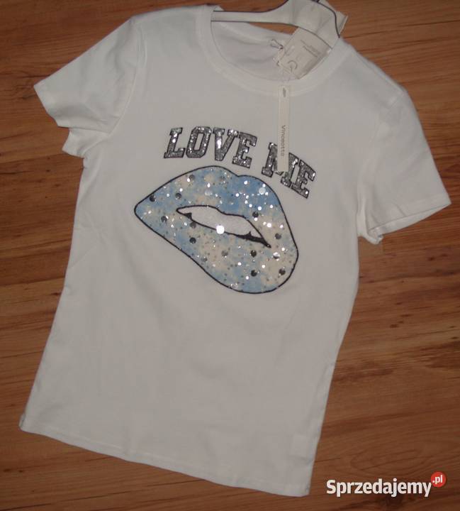USTA cekiny TSHIRT SML Topy i koszulki Rawicz