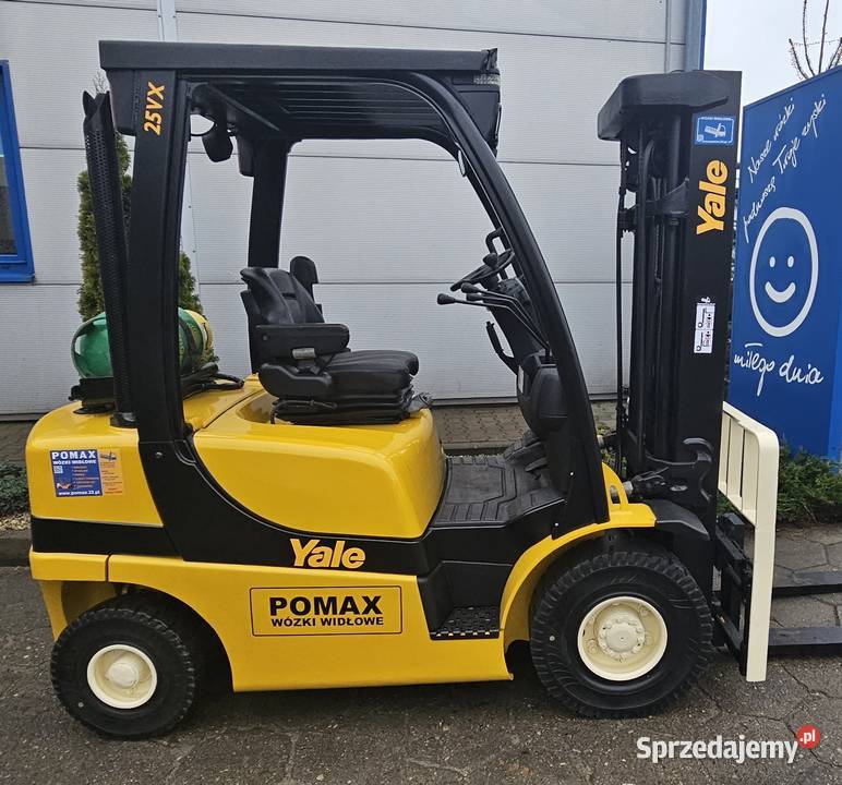Wózek widłowy YALE GLP25VX LPG 25 T 2014r Oborniki