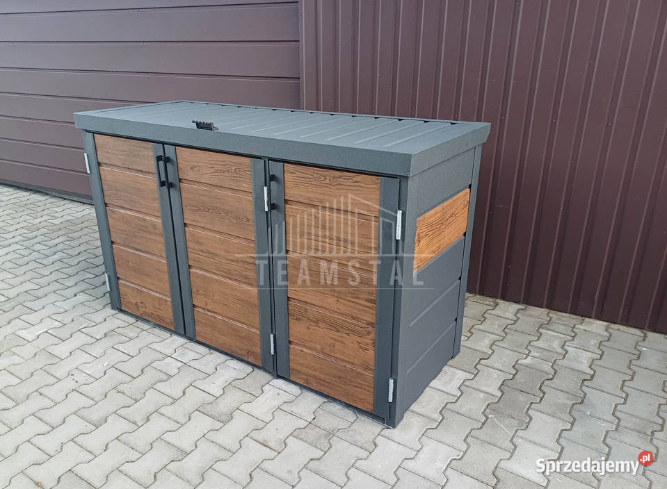 Zabudowa koszy na śmieci obudowa kubłów Gdynia