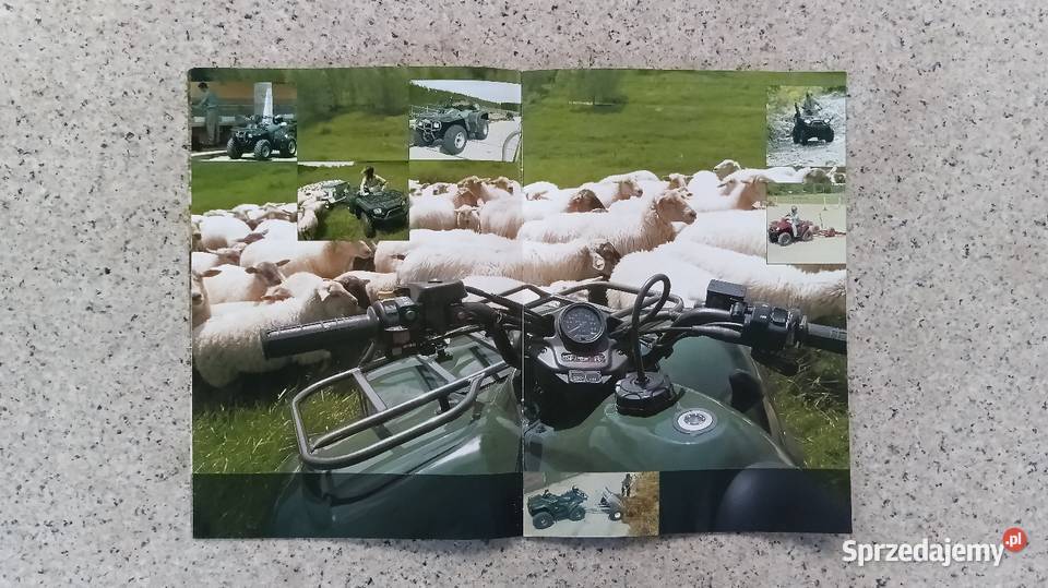 KAWASAKI Quad ATV KFX KVF KLF Prospekty Ulotki Książki i Podręczniki