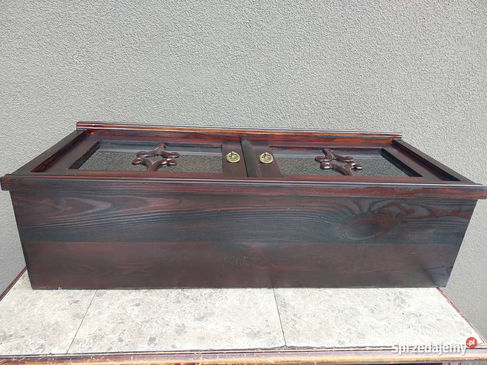 Stara szafka wisząca witrynka na drobiazgi Tczew