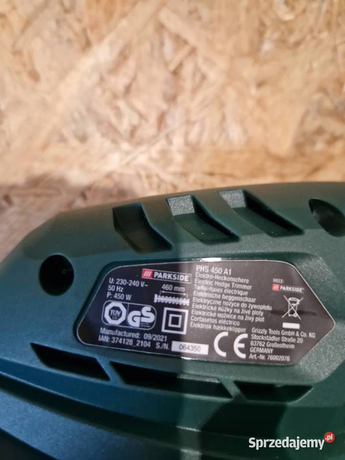 Nożyce elektryczne akumulatorowe Parkside 46