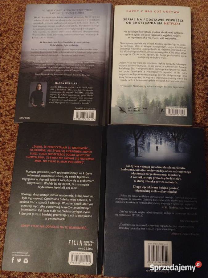 Książki kobieca literatura sensacyjna Toruń