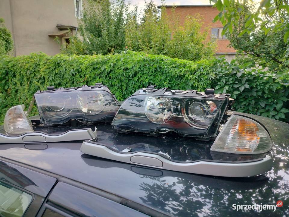 Bmw e46 sedan lampy przód Xenon Europa przed osobowe Lampy przednie Aleksandrów Łódzki