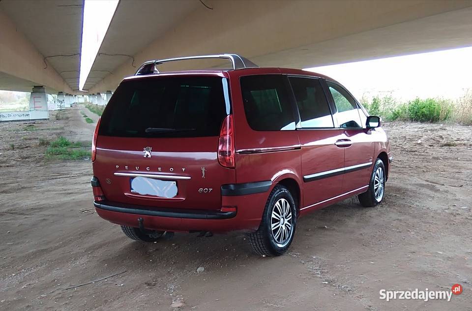 Peugeot 807 2006 r22 HDI WAŻNE OPŁATY manualna Konin sprzedam