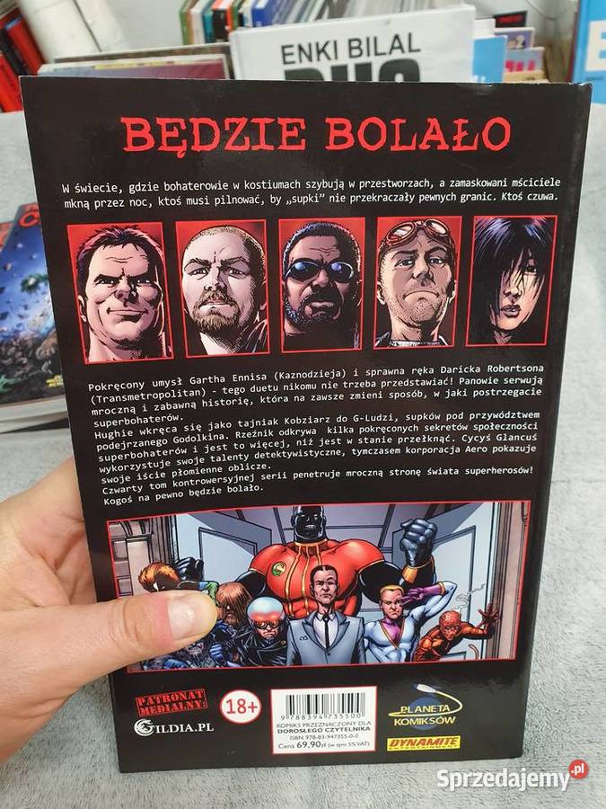 Chłopaki The Boys zestaw 4 komiksów pomorskie